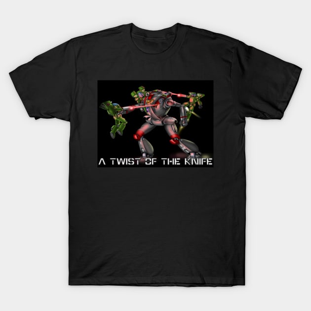 A Twist of the Knife T-Shirt by Oswald's Oddities